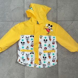 Mickey Mouse Packable Rain Jacket and Attached Carry Bag for Kids
